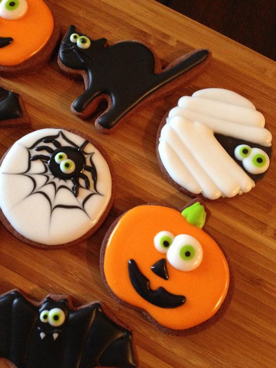 galletas con formas de halloween