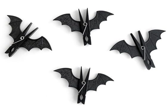 murciélagos hechos con ganchos