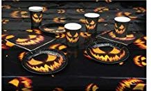 platos y vasos de halloween