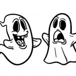 dibujos de fantasmas de halloween