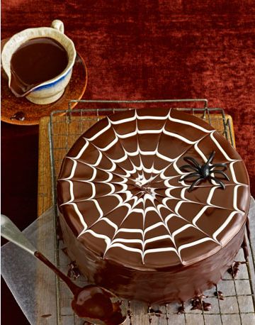 tarta decorada de chocolate